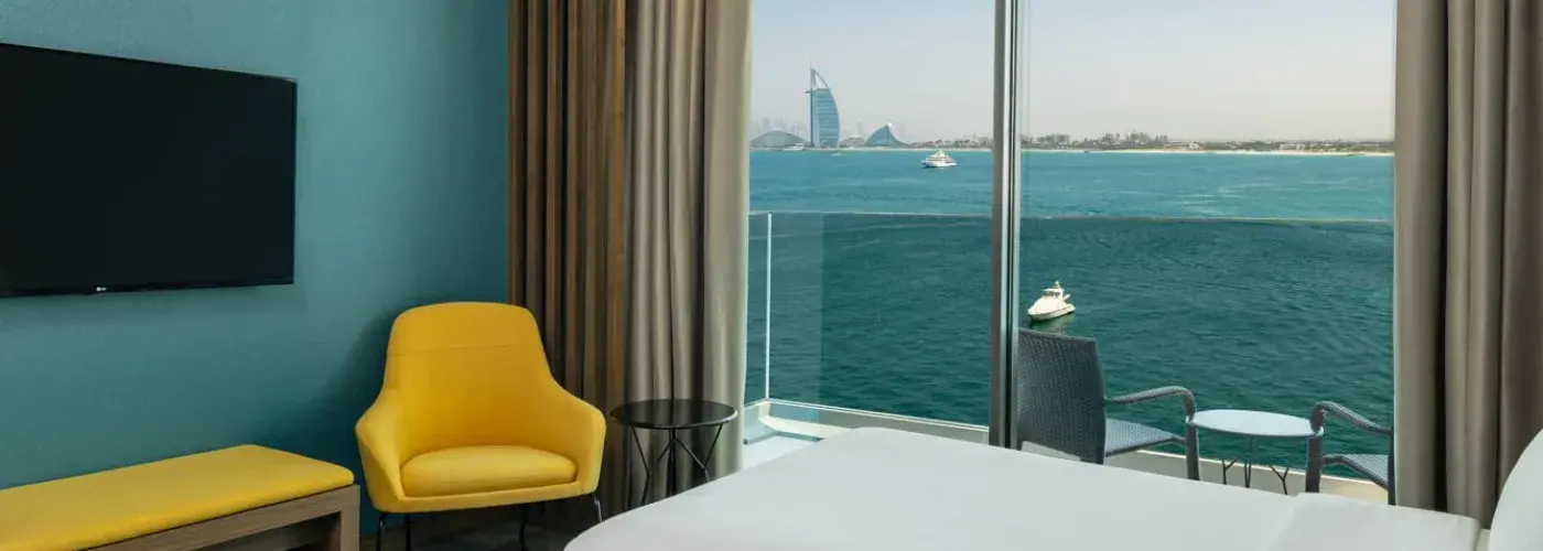 Balcony Pool view of Aloft Palm Jumeirah Dubai